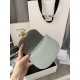 380 Arc de Triomphe Tote Saddle Bag Ice Blue Mini Tote Bag Hardware is made of pairs of zp real thick gold plating technology customized pairs of version cowhide leather playful and cute mini small bag with box packaging size 1551155cm