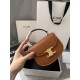 380 Arc de Triomphe Tote Saddle Bag Brown Mini Tote Hardware using pairs of zp real thick gold plating technology customized pairs of version cowhide leather playful and cute mini small bag with box packaging size 1551155cm