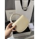 380 Arc de Triomphe Tote Saddle Bag Milkshake White Mini Tote Bag Hardware is made of pairs of zp real thick gold plating technology customized pairs of version of cowhide leather playful and cute mini small bag with box packaging size 1551155cm