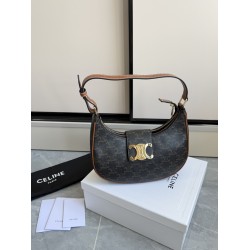 360 AVA moon bag old flower head layer cowhide lining anti-brushed cowhide hardware using the pair of zp real thick gold plating technology crescent moon bag type with triumphal arch large gold buckle embellishment simple versatile senior sense of pull fu