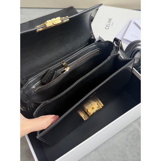 Genuine gold Triumphal Arch large black retro classic models hardware using to zp real thick gold plating technology custom calfskin material texture full of low-key luxury retro style closed eyes into how can not be wrong choice of the whole bag feels ve