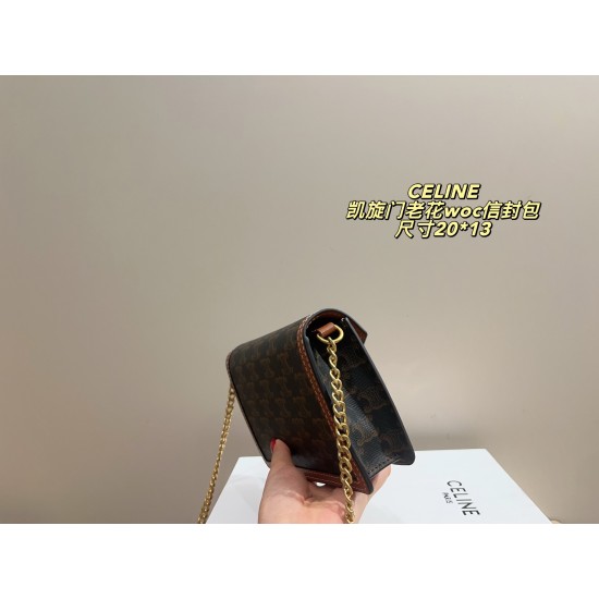 Large 340 folding box size 2215 small 320 folding box size 2013 Celine CELINE Arc de Triomphe Envelope Bag fashionable to hold it does not show old-fashioned good with ah and look good temperament plus a good high ah love the death of this from the elegan