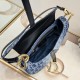 250 newest denim shipping large Dior saddle old flower thin shoulder strap palm print series with counter box large size 255 x 20 x 65 cm Be a classic with classics fashion is easy to pass classic always exist fashion is a cycle model 6677 saddle bag from