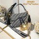 Webbing shoulder strap 240 large, opposite hardware with box Dior saddle old flowers series of the highest version of the whole network with the counter original shoulder strap large size 255 x 20 x 65 cmBe a classic with classics fashion is easy to die c