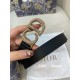Dior Dior official website series star runway models to create a refined and elegant heart of the best hardware using exquisite processing technology imported noble cowhide Suitable for all kinds of waist accessories skirt belt width 20cmP160