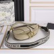 240 large Dior saddle apricot palm print series with counter box large size 255 x 20 x 65 cmBe a classic with classicsFashion is easy to pass away, classics will always existFashion is a cycleModel 6666Saddle bag from the initial birth of all along the wa