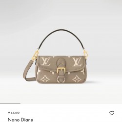 LV nano baguette elephant gray upper model number M83300