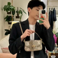 LV nano baguette elephant gray upper model number M83300