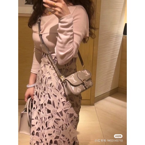 LV nano baguette elephant gray upper model number M83300