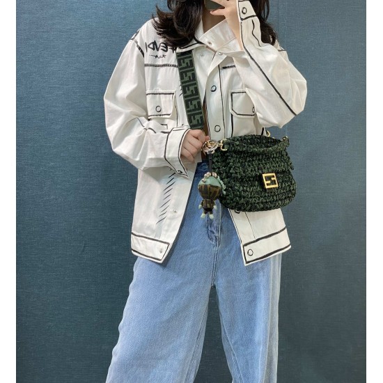 Knitted Baguette Bag 7713