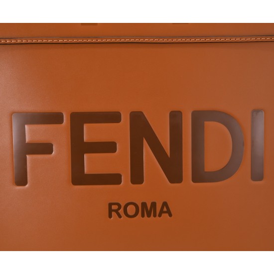 Large 280FI TOTE Tote Sunshine Handbag Leather Simple Letter LOGO Design Amber Double Handle is the biggest focus of the whole bag Single twisted on the very aura also does not strangle the hand Overall retro sense is super suitable for like retro style o