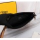 Brand FENDI Fendi style PVC black stripe men's men's bag Item No. 368568 color brown material head layer imported Napa cowhide double letters PVC size 27205FENDI upgraded version of the small monster men's men's bag made of imported head layer of Napa cow