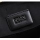 Brand FENDI Fendi models organ gold iron piece handbag Item No. 168568 color black gold hardware size 30202 material head layer imported Napa cowhide FENDI pouch Fendi handbag super explosive models to come pull the head layer Napa cowhide hand-stitched f
