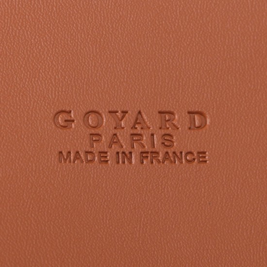 Goyard GOYARD new shoulder bag black with earthy yellow explosion models backpack men and women with the same models can be folded shoulder straps can be removed as a handbag can also be equipped with leather size bottom length 32 width 14 height 37cm sho