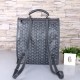Goyard GOYARD new shoulder bag carbon gray explosion models backpack men and women with the same models can be folded shoulder straps can be removed as a handbag can also be equipped with leather size bottom length 32 width 14 height 37cm shoulder straps 