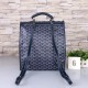 Goyard GOYARD new shoulder bag treasure blue explosion models backpack men and women with the same models can be folded shoulder straps can be removed as a handbag can also be equipped with leather size bottom length 32 width 14 height 37cm shoulder strap