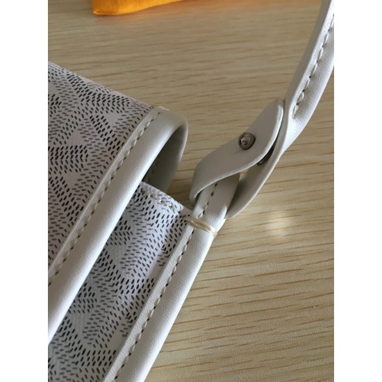 2019goyard new with genuine leather cowhide crossbody women's bag casual fashion three layer bag ins goyard small p150 size length 21 height 15 shoulder strap length 120cm