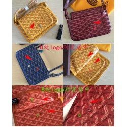 2019goyard new with genuine leather cowhide crossbody women's bag casual fashion three layer bag ins goyard small p160 size length 21 height 15 shoulder strap length 120cm