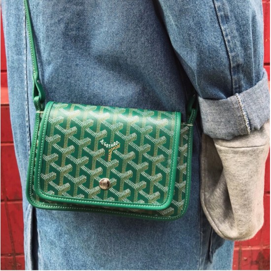 2019goyard new with genuine leather cowhide crossbody women's bag casual fashion three layer bag ins goyard small p160 size length 21 height 15 shoulder strap length 120cm