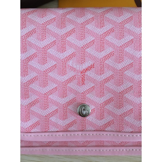 2019goyard new with genuine leather cowhide crossbody women's bag casual fashion three layer bag ins goyard small p150 size length 21 height 15 shoulder strap length 120cm