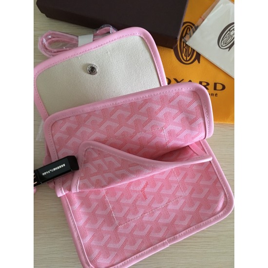 2019goyard new with genuine leather cowhide crossbody women's bag casual fashion three layer bag ins goyard small p150 size length 21 height 15 shoulder strap length 120cm