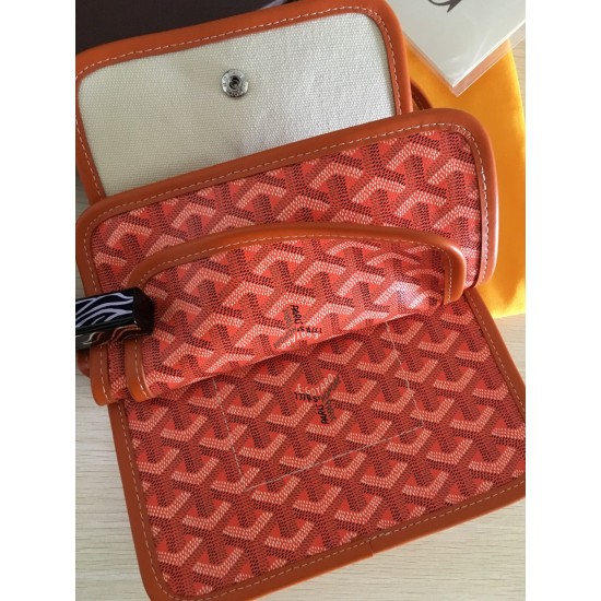 2019goyard new with genuine leather cowhide crossbody women's bag casual fashion three layer bag ins goyard small p150 size length 21 height 15 shoulder strap length 120cm