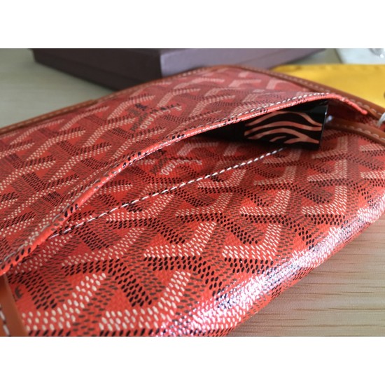2019goyard new with genuine leather cowhide crossbody women's bag casual fashion three layer bag ins goyard small p150 size length 21 height 15 shoulder strap length 120cm