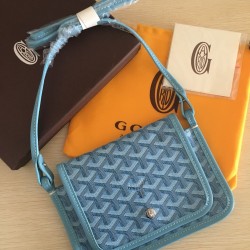 2019goyard new with genuine leather cowhide crossbody women's bag casual fashion three layer bag ins goyard small p150 size length 21 height 15 shoulder strap length 120cm