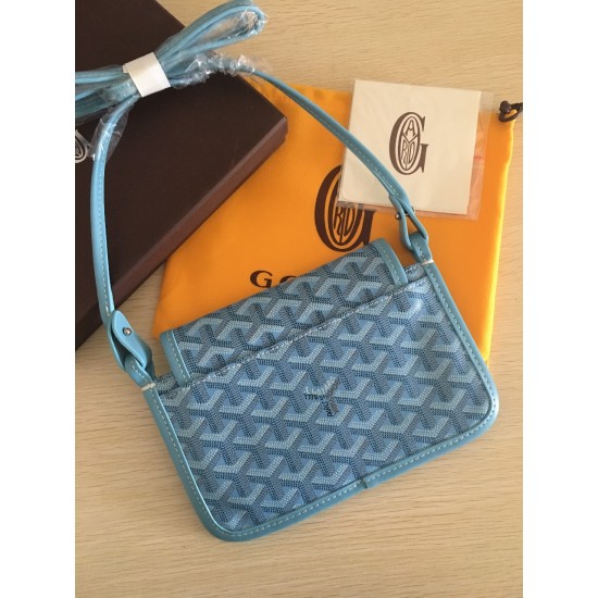 2019goyard new with genuine leather cowhide crossbody women's bag casual fashion three layer bag ins goyard small p150 size length 21 height 15 shoulder strap length 120cm