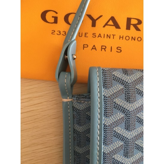 2019goyard new with genuine leather cowhide crossbody women's bag casual fashion three layer bag ins goyard small p150 size length 21 height 15 shoulder strap length 120cm