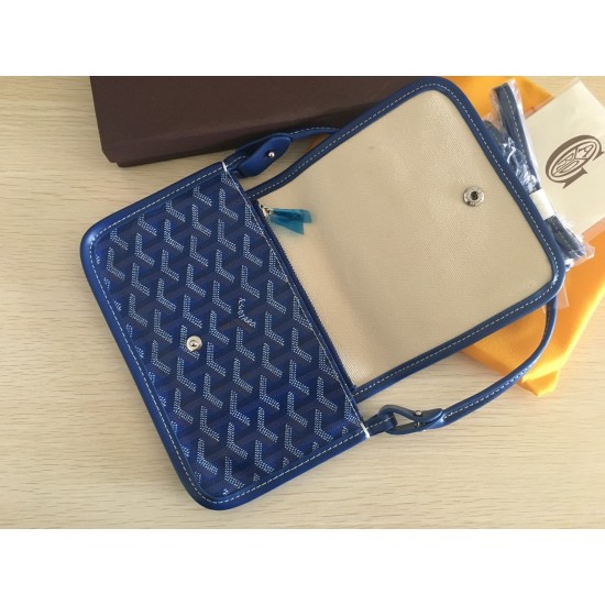 2019goyard new with genuine leather cowhide crossbody women's bag casual fashion three layer bag ins goyard small p150 size length 21 height 15 shoulder strap length 120cm