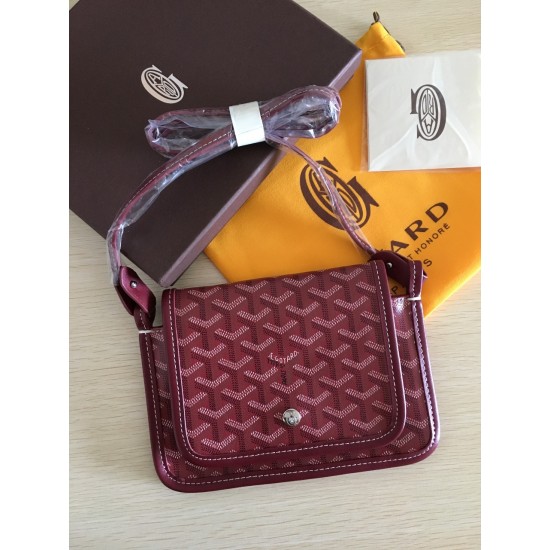 2019goyard new with genuine leather cowhide crossbody women's bag casual fashion three layer bag ins goyard small p150 size length 21 height 15 shoulder strap length 120cm