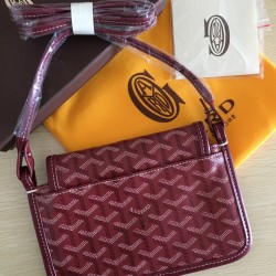 2019goyard new with genuine leather cowhide crossbody women's bag casual fashion three layer bag ins goyard small p150 size length 21 height 15 shoulder strap length 120cm