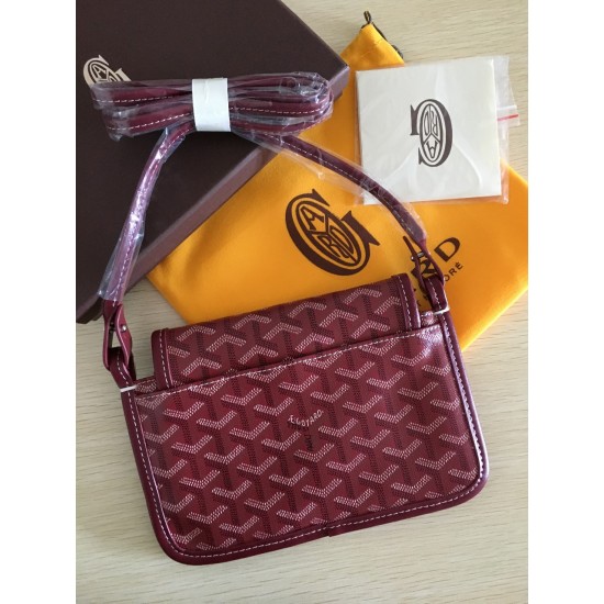 2019goyard new with genuine leather cowhide crossbody women's bag casual fashion three layer bag ins goyard small p150 size length 21 height 15 shoulder strap length 120cm