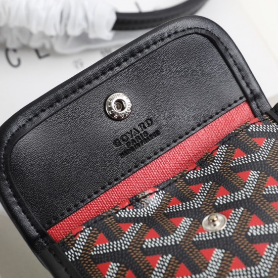 goyard Women's Bag Illusion mini Tote Single Reversible Genuine Leather Snapchat Bag Shopper P130 Size Bottom Length 20 Pocket Length 28 Bottom Width 11 Bag Body Height 20 Hands Raised 18cm