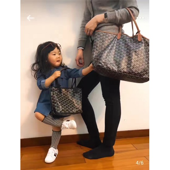 New spring and summer Goya bag Wang Fei same handbag mother bag mini single-sided shopping bag Ins models P100 bottom length 20 top length 28 bottom width 11 height 20 hand raised 18cm