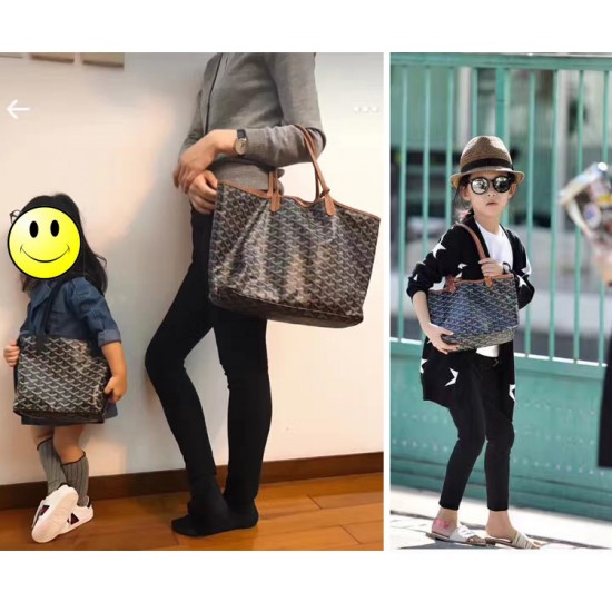 New spring and summer Goya bag Wang Fei same handbag mother bag mini single-sided shopping bag Ins models P100 bottom length 20 top length 28 bottom width 11 height 20 hand raised 18cm