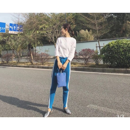 Goya Goyard Earl Bag mini Shopper Mini Purses Tote with Genuine Leather P110 Size Bottom Length 17 Pocket Length 205 Bag Body Height 23 Hand Raise 10cm belongs to the Mini Bag Contrasting Version