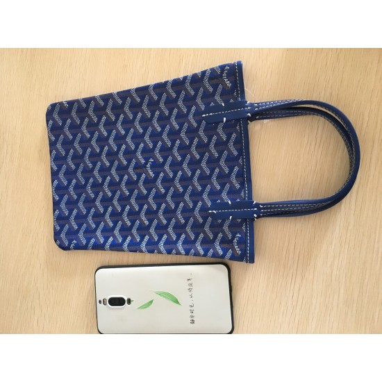Goya Goyard Earl Bag mini Shopper Mini Purses Tote with Genuine Leather P110 Size Bottom Length 17 Pocket Length 205 Bag Body Height 23 Hand Raise 10cm belongs to the Mini Bag Contrasting Version