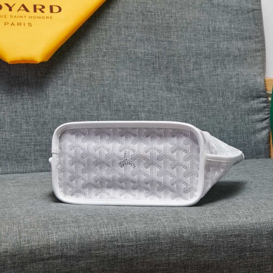 Goya Reversible Mini Tote Bag Reversible Counterflower with Leather Goya Leather Tote Bag Bottom Length 20 Top Length 28 Bottom Width 11 Height 20 Hands High 18cm P140