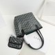 goyard Women's Bag Illusion mini Tote Single Reversible Genuine Leather Snapchat Bag Shopper P130 Size Bottom Length 20 Pocket Length 28 Bottom Width 11 Bag Body Height 20 Hands Raised 18cm