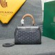 goyard goyard saigon bag mini sigon bag handbag crossbody dual purpose bag saddle bag dog tooth bag kelly bag size top width 18cm height 15cm bottom bottom length 20cm bottom thickness 9cm p240
