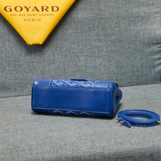goyard goyard saigon bag mini sigon bag handbag crossbody dual purpose bag saddle bag dog tooth bag kelly bag size top width 18cm height 15cm bottom bottom length 20cm bottom thickness 9cm p240