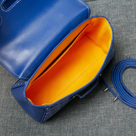 goyard goyard saigon bag mini sigon bag handbag crossbody dual purpose bag saddle bag dog tooth bag kelly bag size top width 18cm height 15cm bottom bottom length 20cm bottom thickness 9cm p240