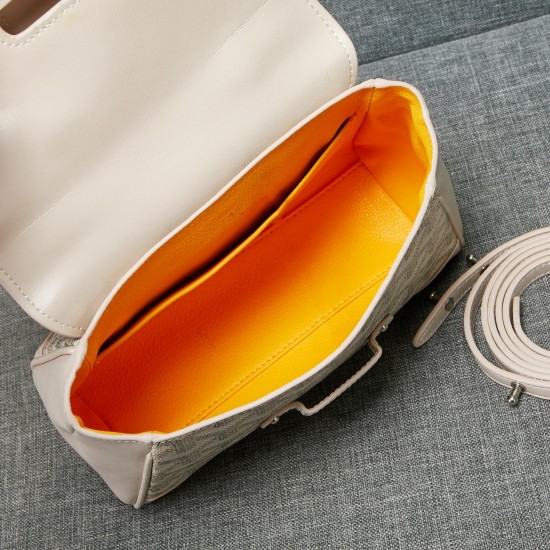 goyard goyard saigon bag mini sigon bag handbag crossbody dual purpose bag saddle bag dog tooth bag kelly bag size top width 18cm height 15cm bottom bottom length 20cm bottom thickness 9cm p240