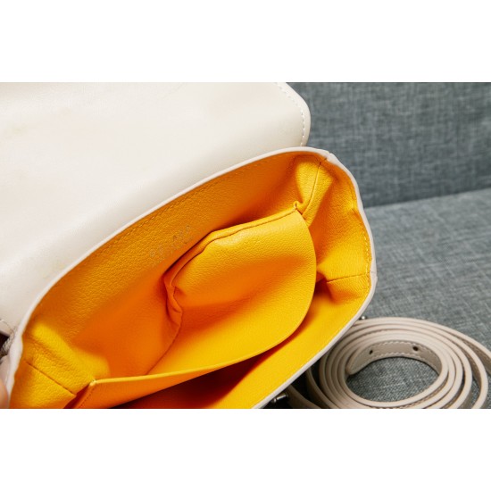 goyard goyard saigon bag mini sigon bag handbag crossbody dual purpose bag saddle bag dog tooth bag kelly bag size top width 18cm height 15cm bottom bottom length 20cm bottom thickness 9cm p240