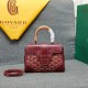 goyard goyard saigon bag mini sigon bag handbag crossbody dual purpose bag saddle bag dog tooth bag kelly bag size top width 18cm height 15cm bottom bottom length 20cm bottom thickness 9cm p240