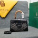 goyard goyard saigon bag mini sigon bag handbag crossbody dual purpose bag saddle bag dog tooth bag kelly bag size top width 18cm height 15cm bottom bottom length 20cm bottom thickness 9cm p240