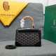 goyard goyard saigon bag mini sigon bag handbag crossbody dual purpose bag saddle bag dog tooth bag kelly bag size top width 18cm height 15cm bottom bottom length 20cm bottom thickness 9cm p240