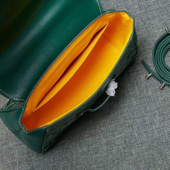 goyard goyard saigon bag mini sigon bag handbag crossbody dual purpose bag saddle bag dog tooth bag kelly bag size top width 18cm height 15cm bottom bottom length 20cm bottom thickness 9cm p240